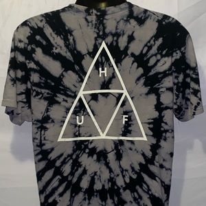 HUF Triple Triangle Black Washed T-Shirt